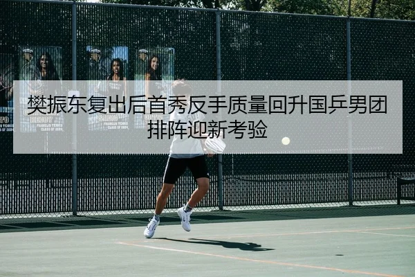 樊振东复出后首秀反手质量回升国乒男团排阵迎新考验